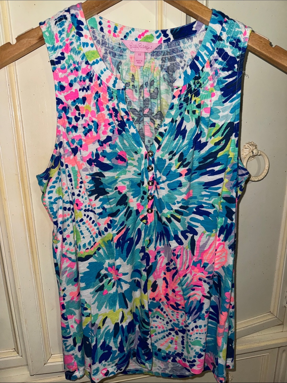 Lilly Pulitzer Essie tank top XS